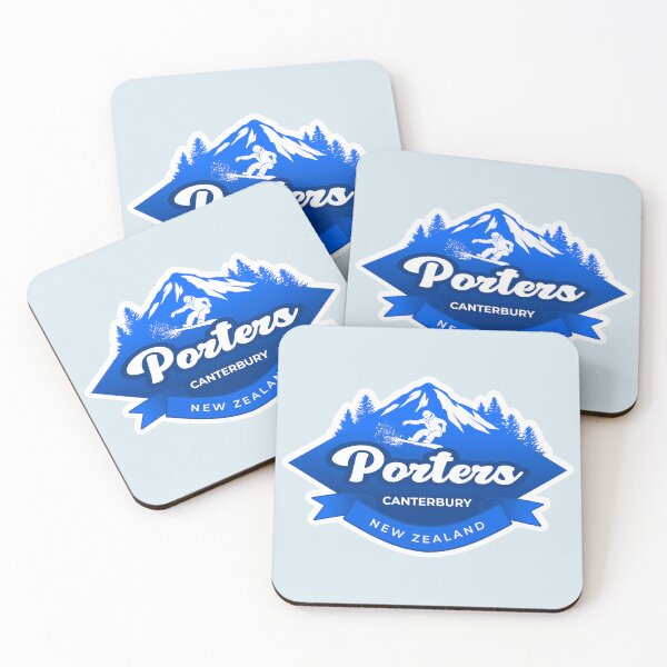 Item preview, Porters Ski Field, Canterbury - Blue designed and sold by MY NEW ZEALAND.