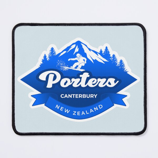 Item preview, Porters Ski Field, Canterbury - Blue designed and sold by MY NEW ZEALAND.