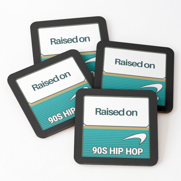 Item preview, Raised On 90s Hip Hop Retro Cassette Tape Graphic designed and sold by RahniNM.