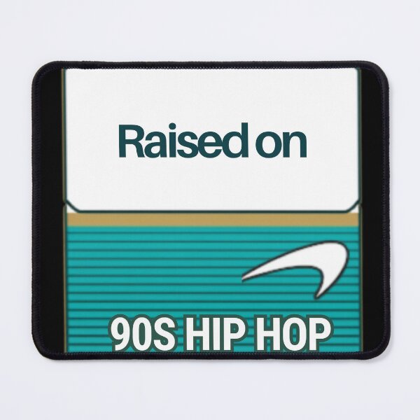 Item preview, Raised On 90s Hip Hop Retro Cassette Tape Graphic designed and sold by RahniNM.