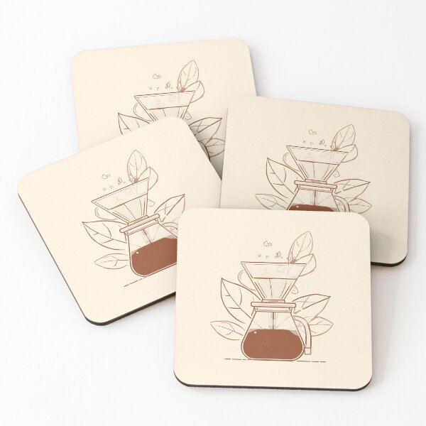 Item preview, Pour Over V60 Coffee Dripper Botanical Line Art designed and sold by ThirdShiftLab.