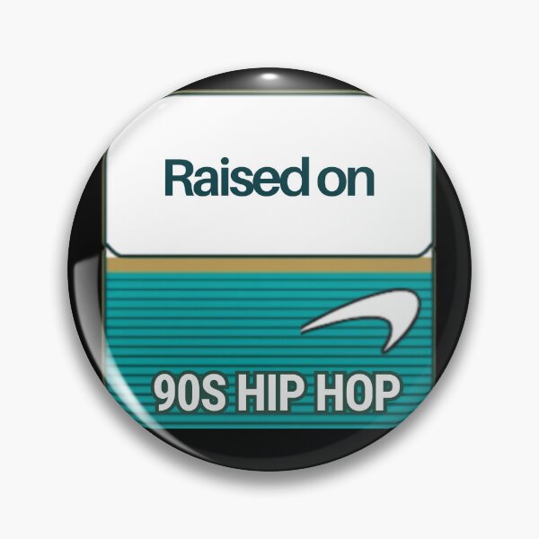 Item preview, Raised On 90s Hip Hop Retro Cassette Tape Graphic designed and sold by RahniNM.