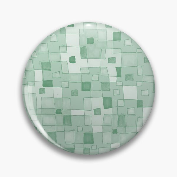 Item preview, Green Geometric Squares designed and sold by Honeybee Cameron.