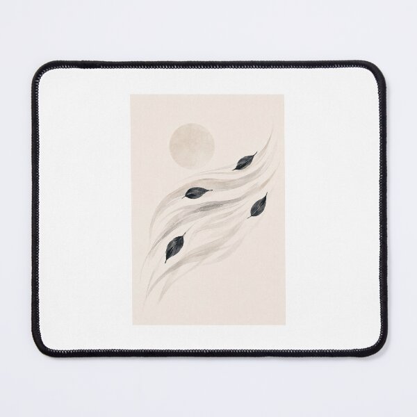 Item preview, Silent Drift | Minimal Nordic Leaf & Wind Illustration designed and sold by Norvian.