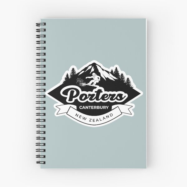 Item preview, Porters Ski Field, Canterbury - Black designed and sold by MY NEW ZEALAND.