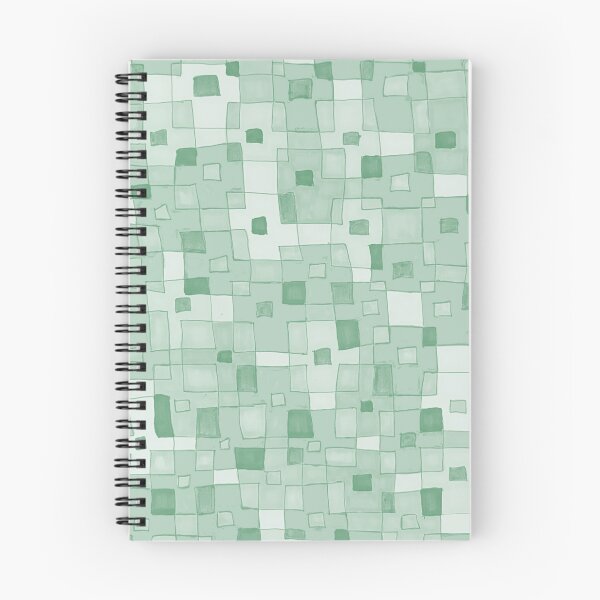 Item preview, Green Geometric Squares designed and sold by Honeybee Cameron.