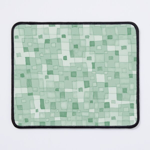 Item preview, Green Geometric Squares designed and sold by Honeybee Cameron.
