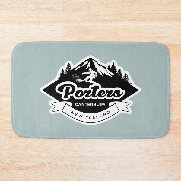 Item preview, Porters Ski Field, Canterbury - Black designed and sold by MY NEW ZEALAND.