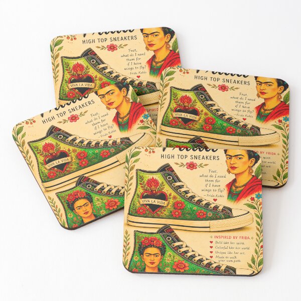 Item preview, Frida Kahlo High-Top Sneakers designed and sold by reggiemercedes.