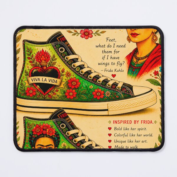 Item preview, Frida Kahlo High-Top Sneakers designed and sold by reggiemercedes.