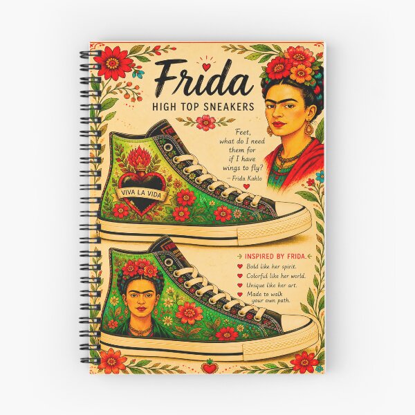 Item preview, Frida Kahlo High-Top Sneakers designed and sold by reggiemercedes.