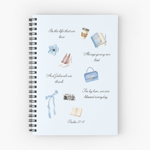 Item preview, JW Study notebook designed and sold by Joyfully Organized.
