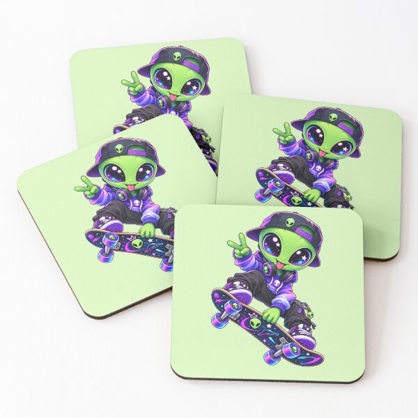 Item preview, patinador alienígena designed and sold by Altrixa.