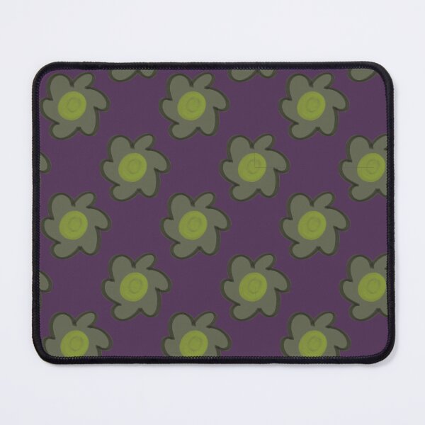 Item preview, Green Floral Pattern Vintage Retro Groovy Purple Background designed and sold by CaramelCo.
