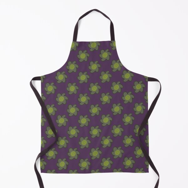 Item preview, Green Floral Pattern Vintage Retro Groovy Purple Background designed and sold by CaramelCo.