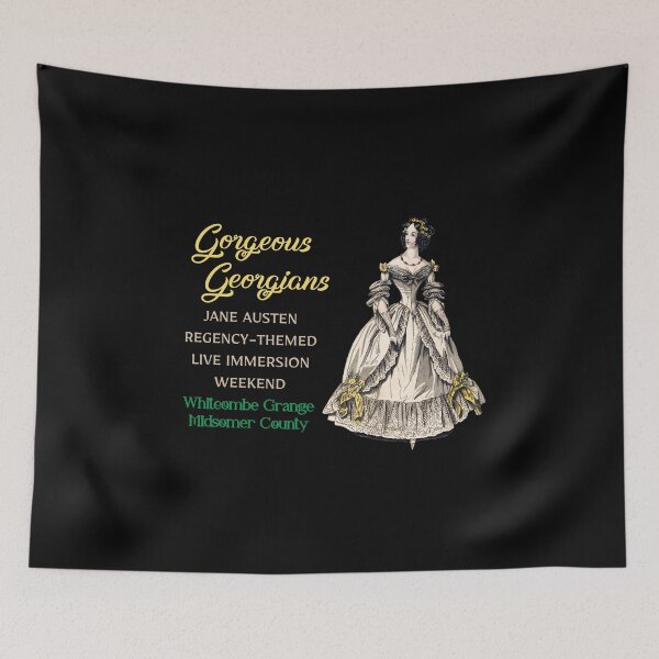 Item preview, Gorgeous Georgians II (on Black) designed and sold by PawsitiveMum3.