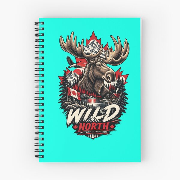 Item preview, Wild North Moose Canadian Wildlife T-Shirt designed and sold by happyshirt27.