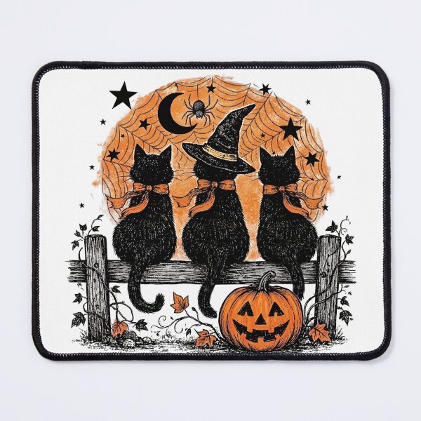 Item preview, funny Spooky Halloween Cat Dog Retro pumpkin gift designed and sold by Amzkao.