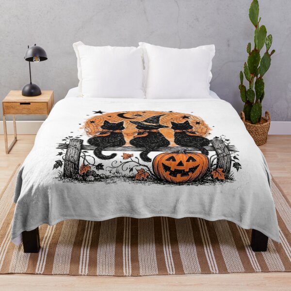 Item preview, funny Spooky Halloween Cat Dog Retro pumpkin gift designed and sold by Amzkao.