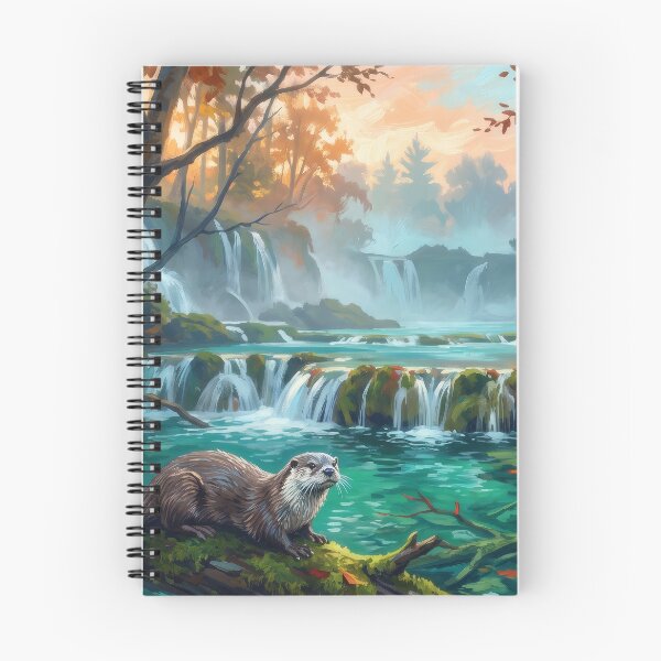 Item preview, Plitvice Lakes Croatia Autumn Waterfall designed and sold by RedPeaStudio.