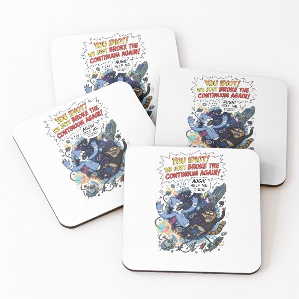 Item preview, Regular Show Mordecai and Rigby Space Continuum Chaos  designed and sold by FreakToons.