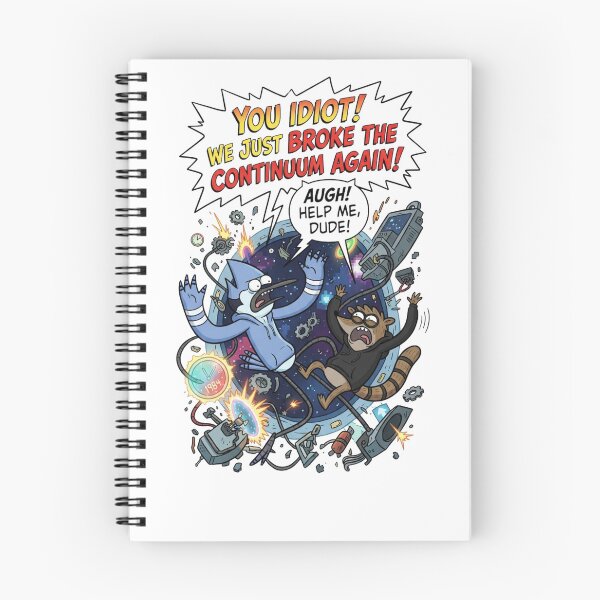 Item preview, Regular Show Mordecai and Rigby Space Continuum Chaos  designed and sold by FreakToons.