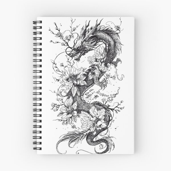 Item preview, Dragon and Sakura designed and sold by Katdivon.