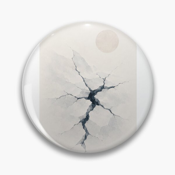Item preview, Silent Thaw | Minimal Nordic Cracked Ice Illustration designed and sold by Norvian.