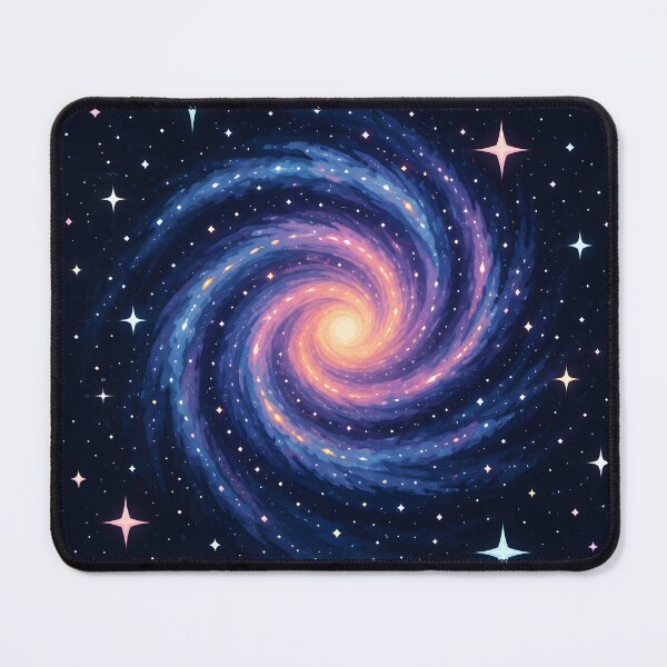 Item preview, Dreamy Colorful Spiral Galaxy designed and sold by TinyWeird.