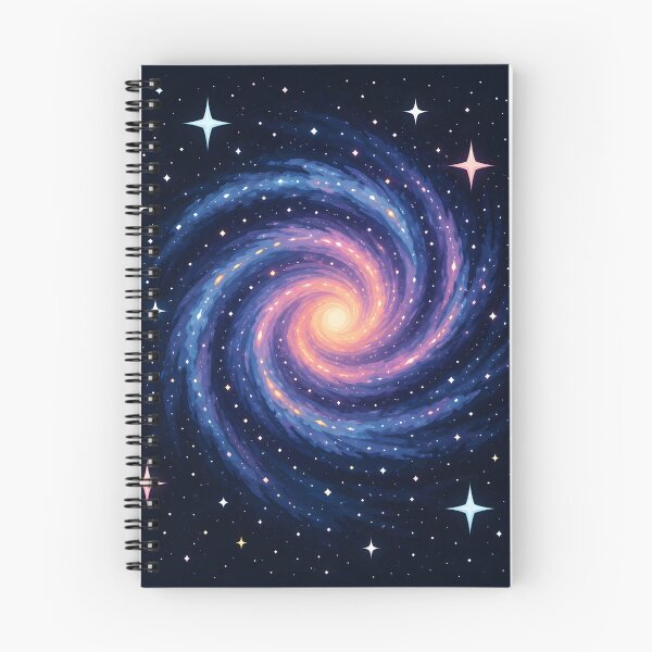 Item preview, Dreamy Colorful Spiral Galaxy designed and sold by TinyWeird.