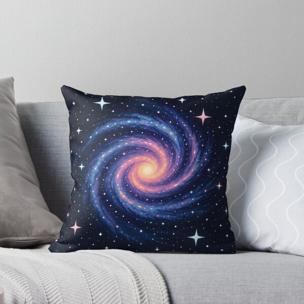 Item preview, Dreamy Colorful Spiral Galaxy designed and sold by TinyWeird.