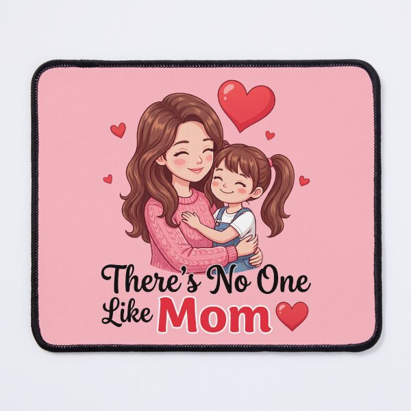 Item preview, There’s No One Like Mom – Cute Mother and Daughter Love Illustration 3 designed and sold by WordPlayStudio.