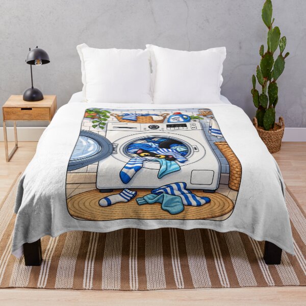 Item preview, Cat Hiding In The Laundry designed and sold by waikibi ⭐⭐⭐⭐⭐.