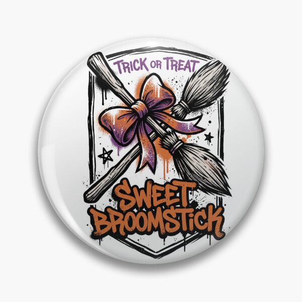 Item preview, Sweet Broomstick Trick or Treat Urban Witch Halloween Design Tee designed and sold by DarylWelsh2024.