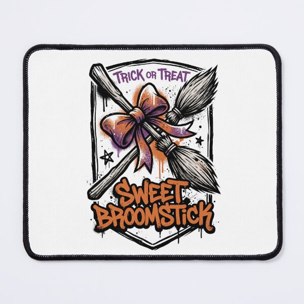 Item preview, Sweet Broomstick Trick or Treat Urban Witch Halloween Design Tee designed and sold by DarylWelsh2024.