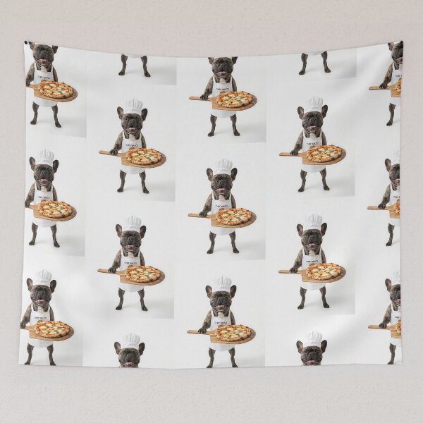 Item preview, French Bulldog Chef Pizza Master - Funny Frenchie Cooking Lover Gift designed and sold by PictoVibe.