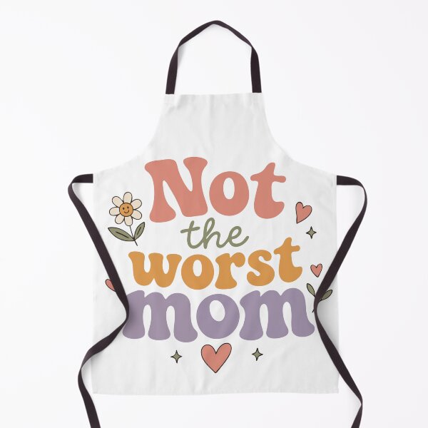 Item preview, Not the Worst Mom Sarcastic Retro Floral designed and sold by pixiedustpaint.
