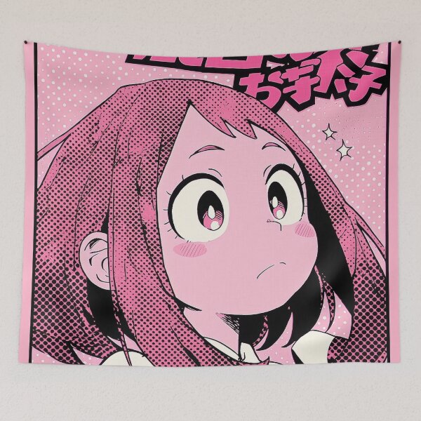 Item preview, Float Girl Retro Halftone Poster  designed and sold by AnimeArsenalPrints.