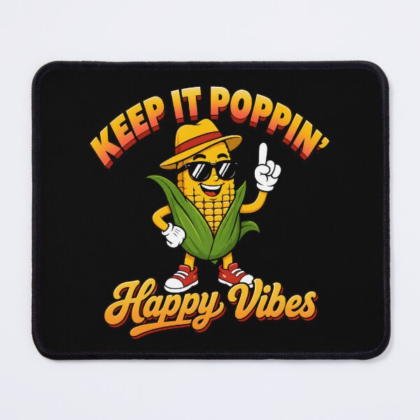 Item preview, Keep It Poppin’ Happy Corn Vibes designed and sold by Channel1Design.