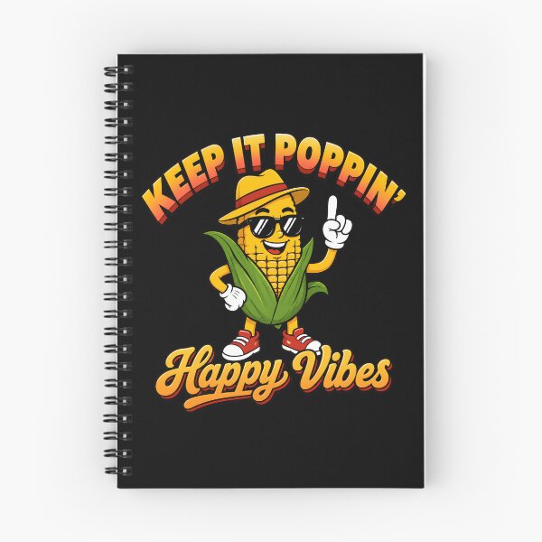 Item preview, Keep It Poppin’ Happy Corn Vibes designed and sold by Channel1Design.
