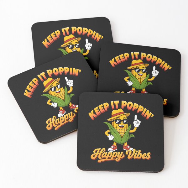 Item preview, Keep It Poppin’ Happy Corn Vibes designed and sold by Channel1Design.
