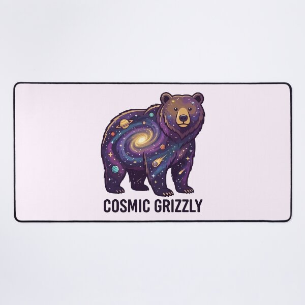 Item preview, Cosmic Grizzly Galaxy Bear Outer Space Stars designed and sold by Amir Faysal.
