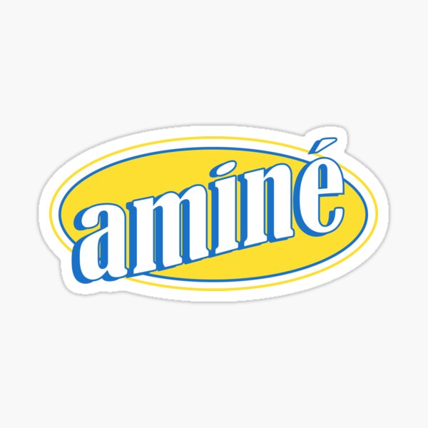 Aminé Retro Logo Design Sticker