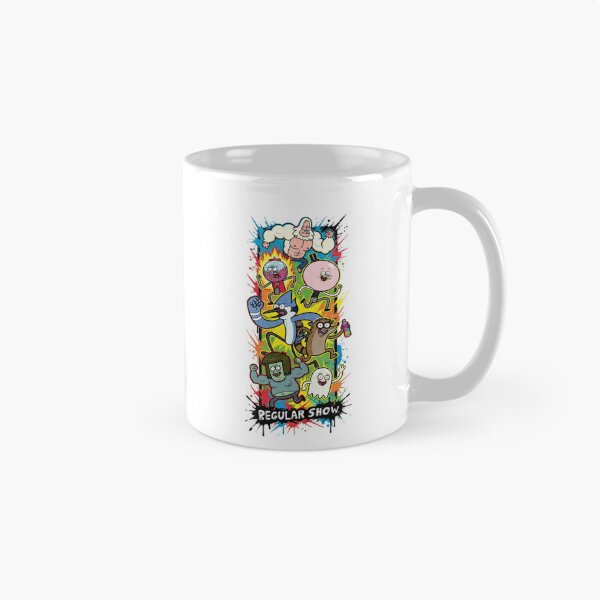 Item preview, Regular Show Group Running Splatter Art designed and sold by FreakToons.