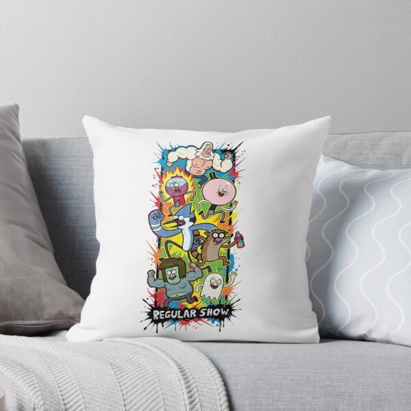 Item preview, Regular Show Group Running Splatter Art designed and sold by FreakToons.