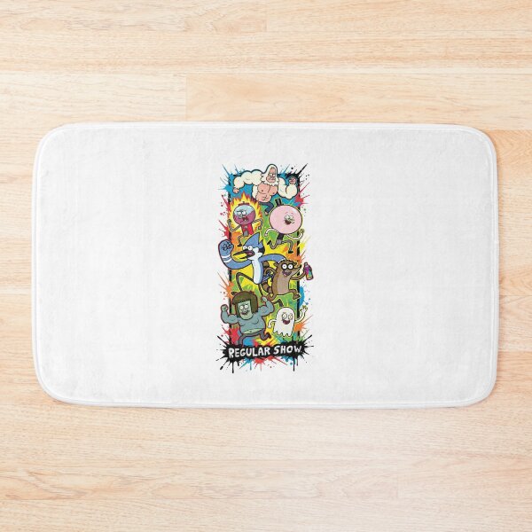 Item preview, Regular Show Group Running Splatter Art designed and sold by FreakToons.