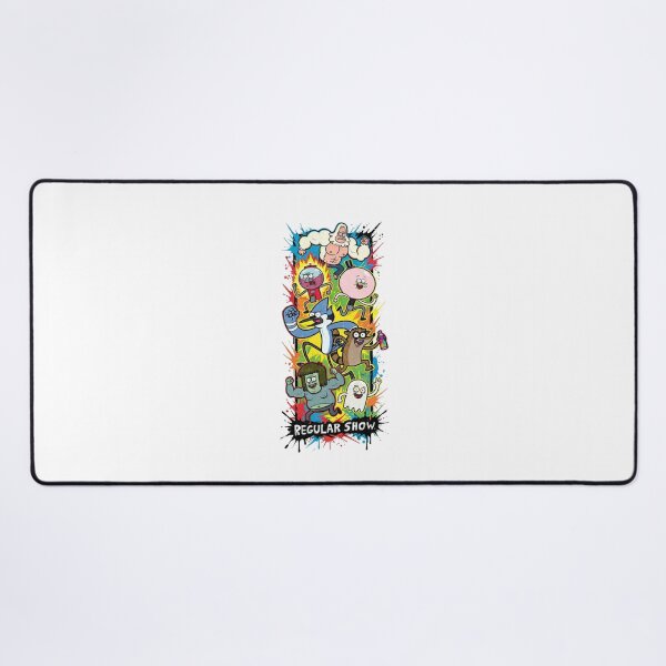 Item preview, Regular Show Group Running Splatter Art designed and sold by FreakToons.