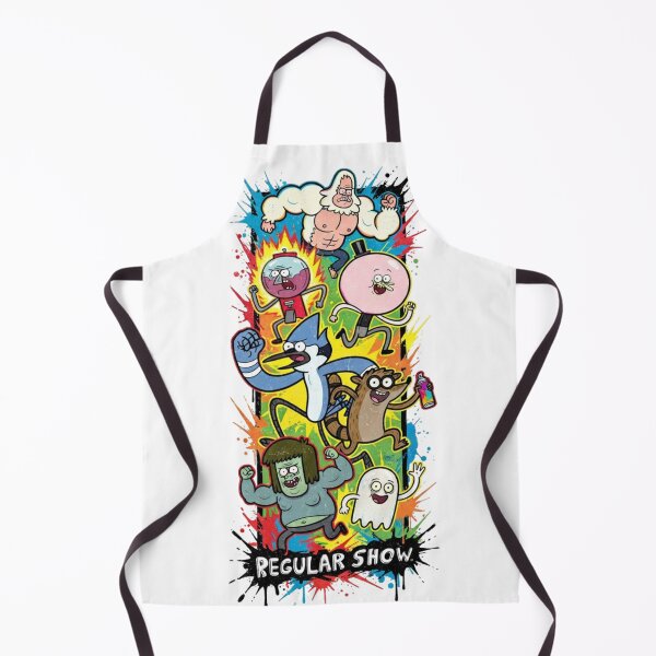 Item preview, Regular Show Group Running Splatter Art designed and sold by FreakToons.