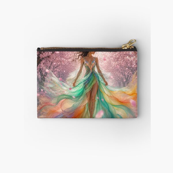 Item preview, Ethereal Rainbow Dress Under Cherry Blossoms designed and sold by aurelixagency.