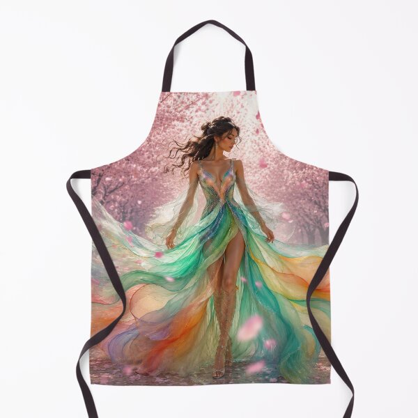 Item preview, Ethereal Rainbow Dress Under Cherry Blossoms designed and sold by aurelixagency.